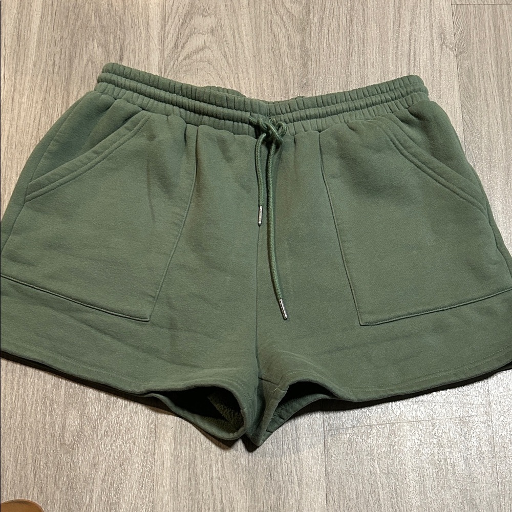 Olive Anrabess Women's Athletic Shorts